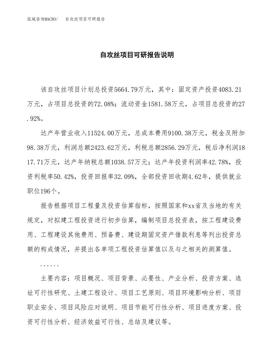 (2019)自攻丝项目可研报告模板.docx_第2页