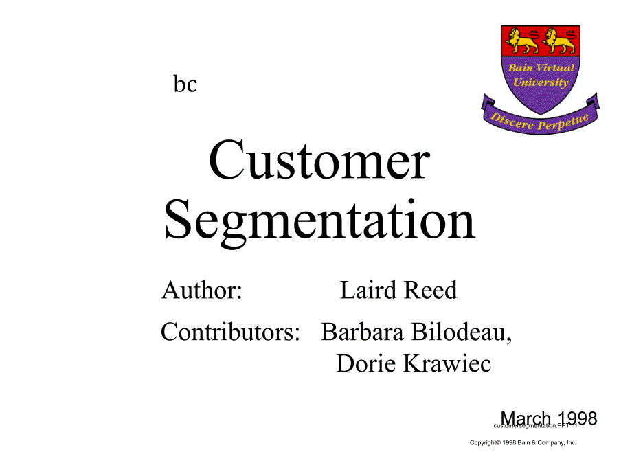 customer segmentation(英文版)_第1页