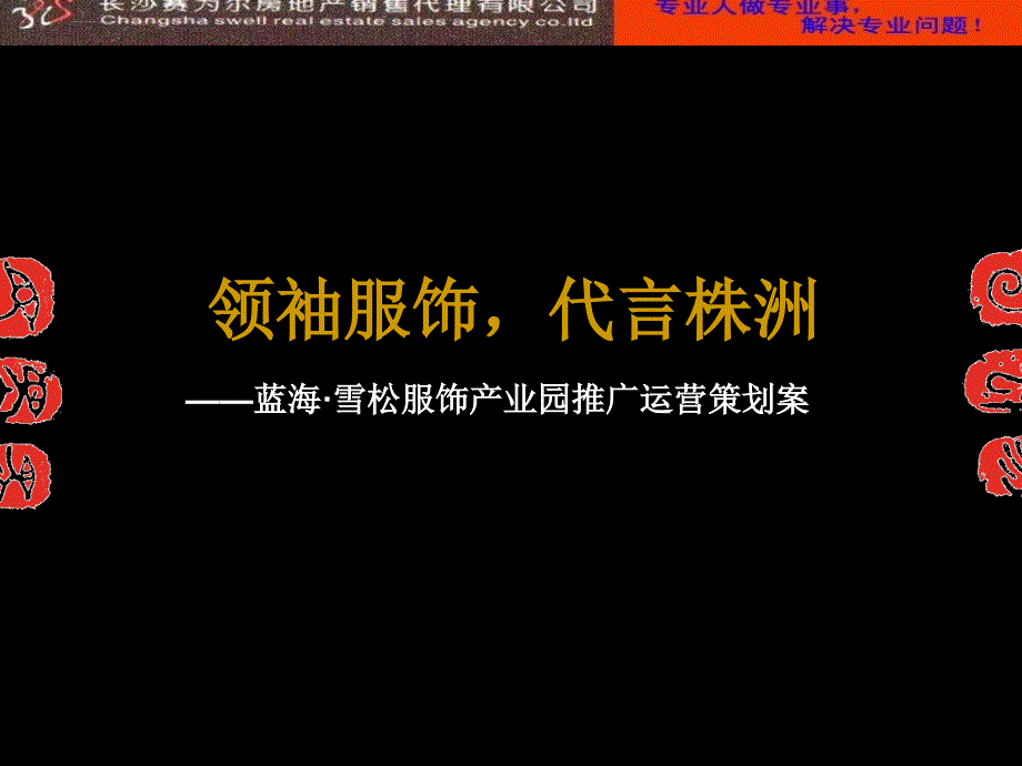 某服饰产业园推广运营策划案.ppt_第1页