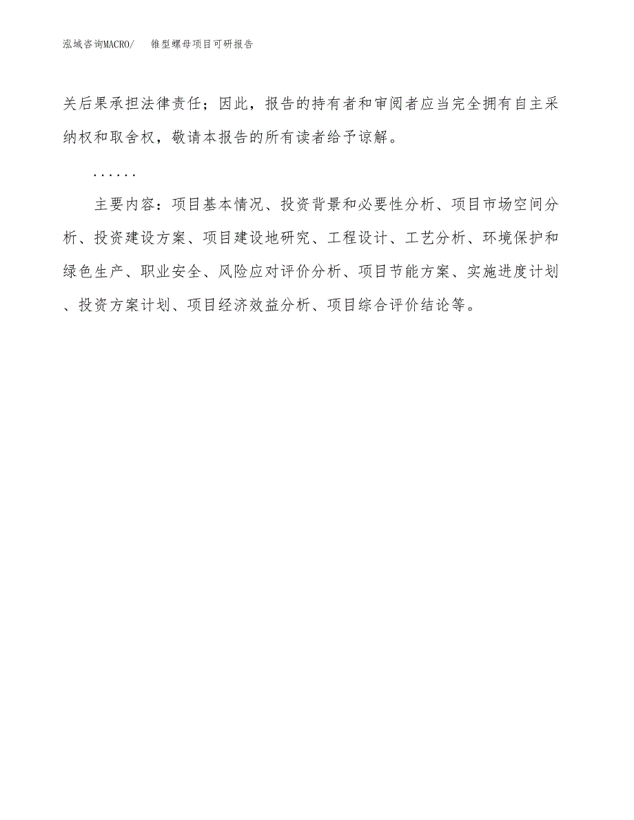 (2019)锥型螺母项目可研报告模板.docx_第3页