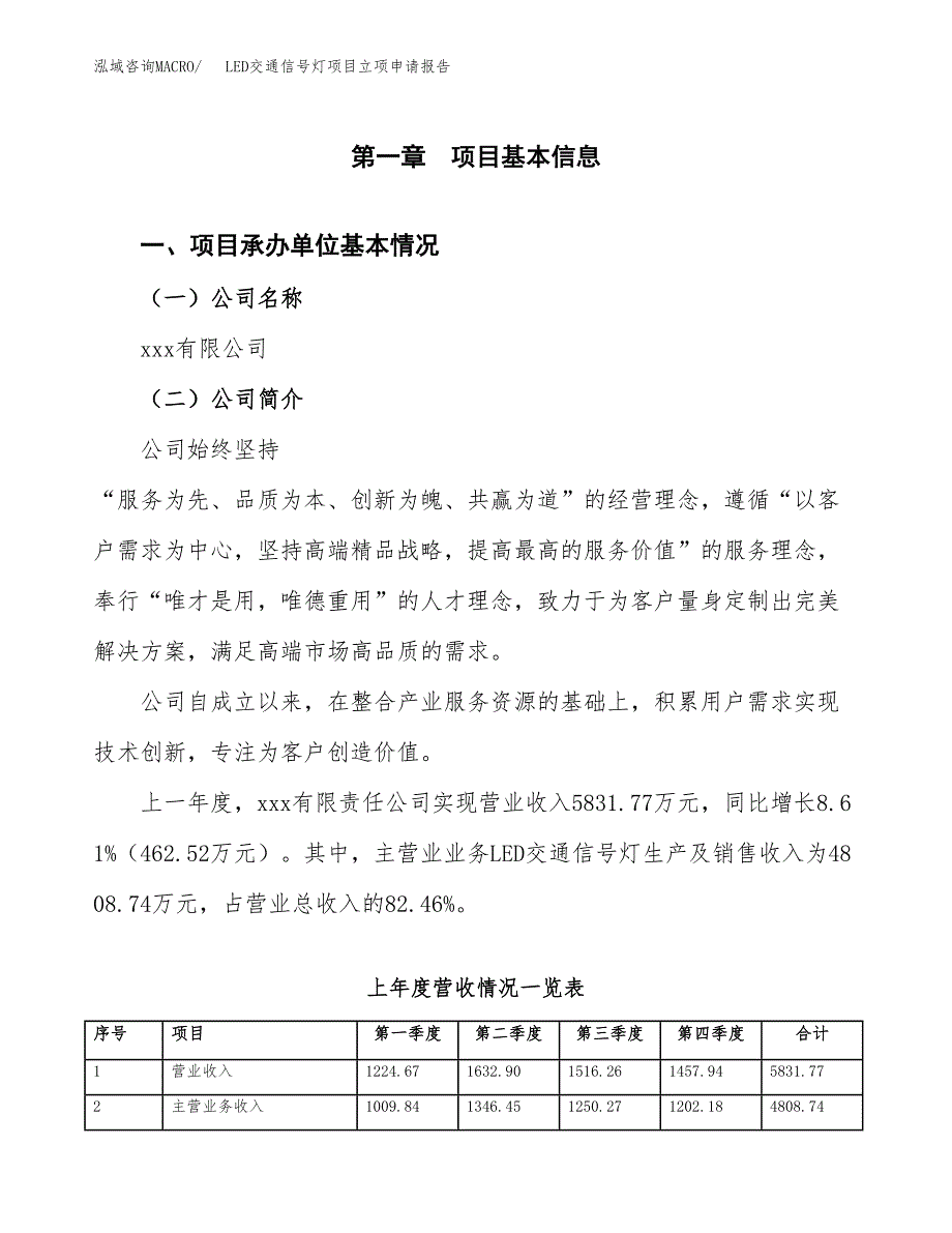 LED交通信号灯项目立项申请报告（总投资3000万元）.docx_第2页