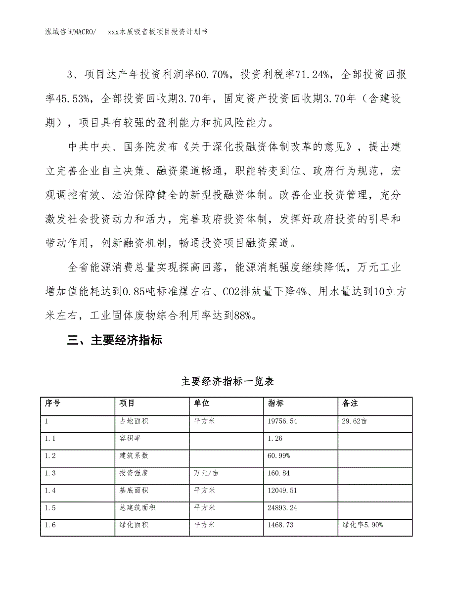 xxx木质吸音板项目投资计划书范文.docx_第4页