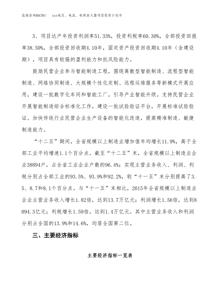 xxx电压、电流、电荷放大器项目投资计划书范文.docx_第4页