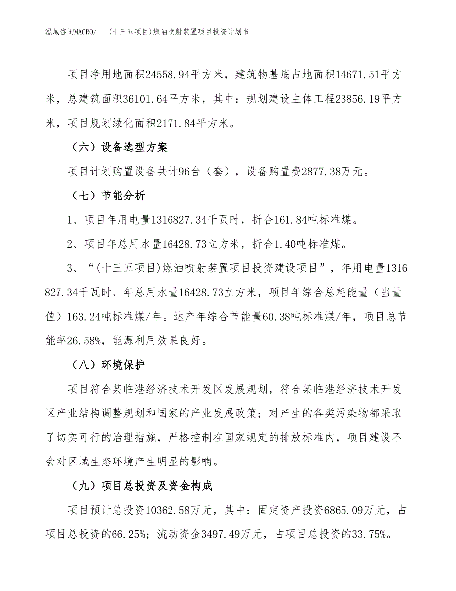 (十三五项目)燃油喷射装置项目投资计划书.docx_第2页