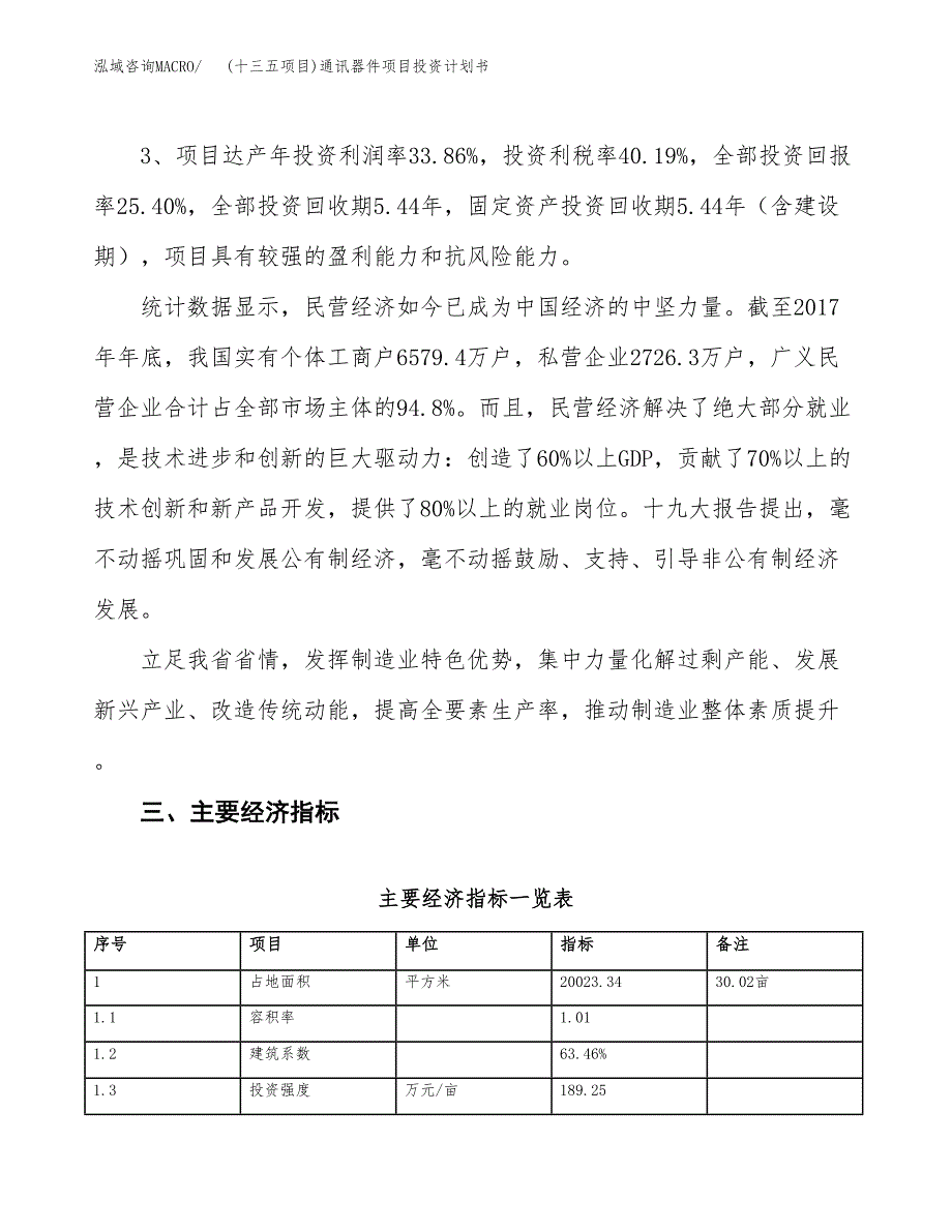 (十三五项目)通讯器件项目投资计划书.docx_第4页