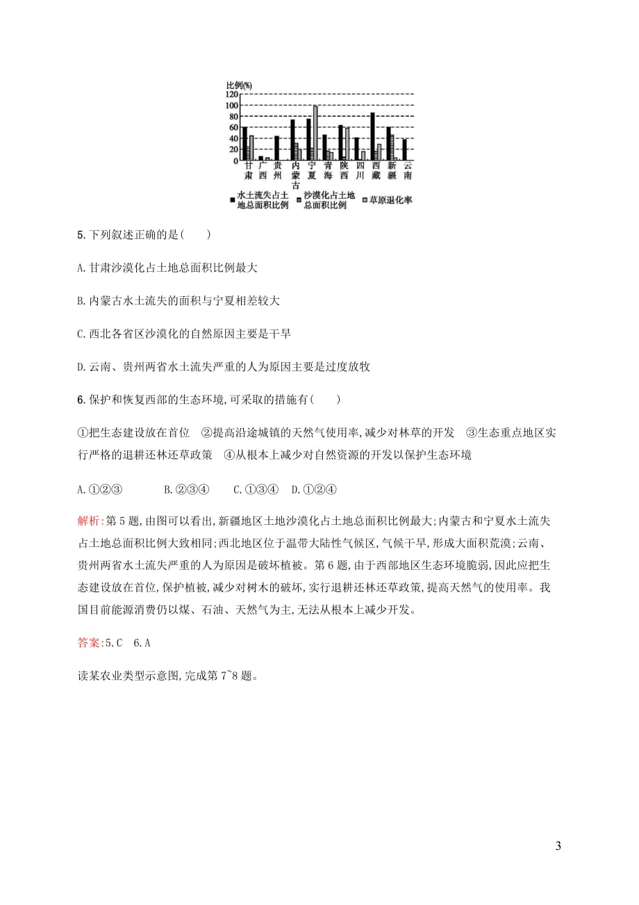 2018-2019学年高中地理 第三章 生态环境保护 3.3 生态环境保护习题（含解析）湘教版选修6_第3页