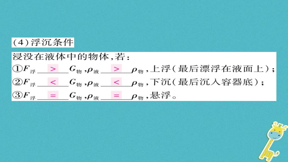 2018八年级物理下册 第10章 浮力章末整理与复习习题课件 （新版）新人教版_第3页