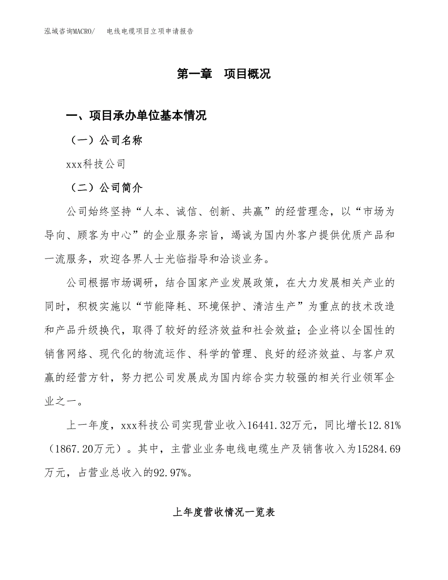 电线电缆项目立项申请报告（总投资17000万元）.docx_第2页