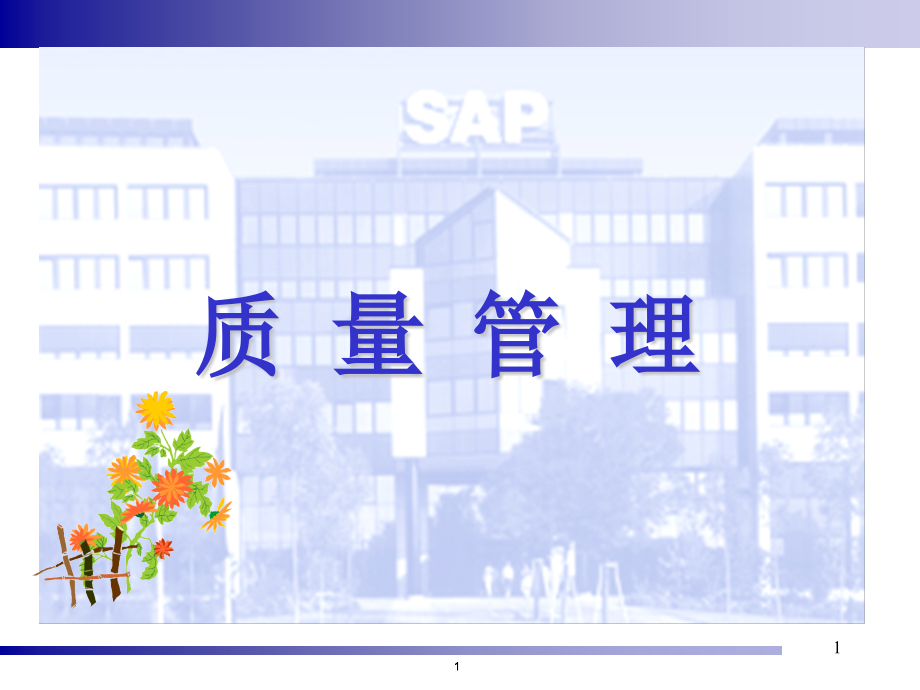 sapqm质量管理培训课件_第1页