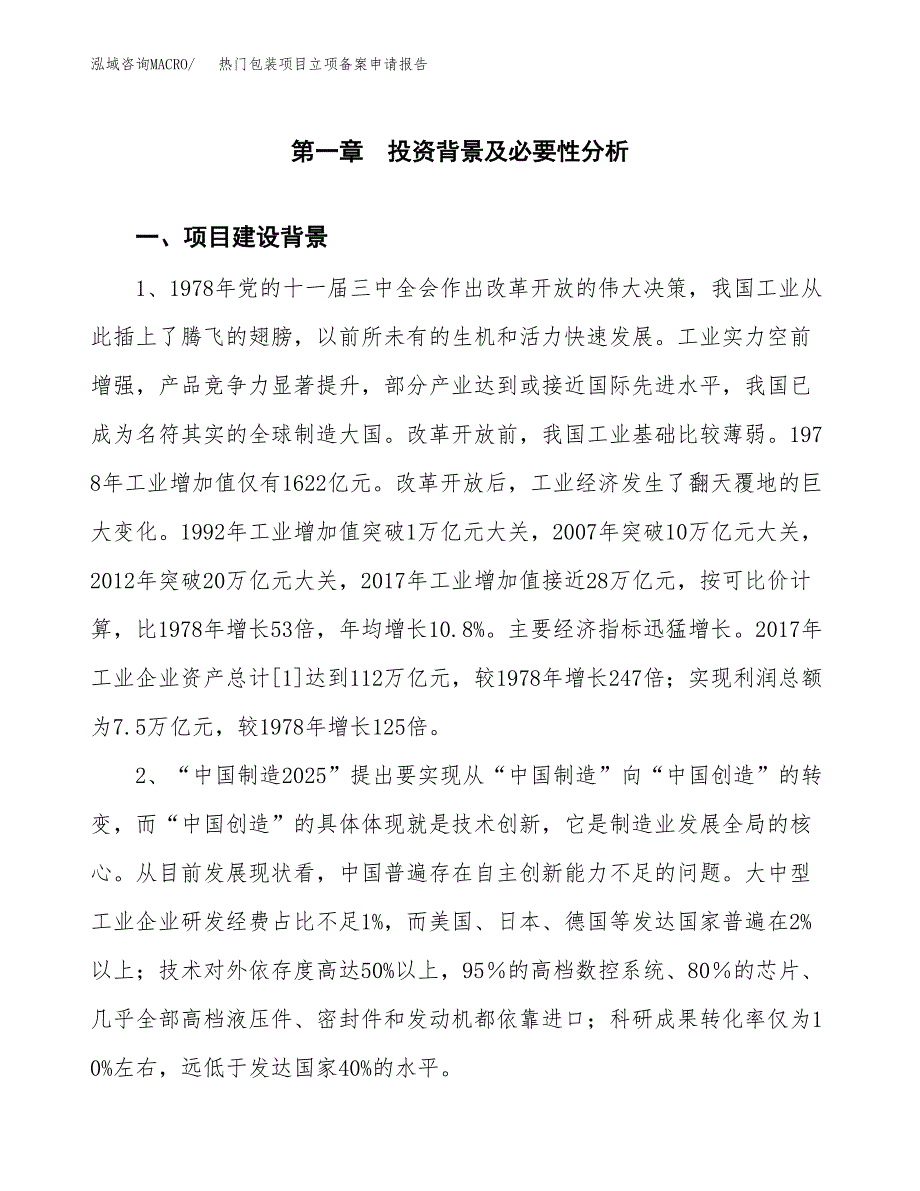 热门包装项目立项备案申请报告.docx_第4页