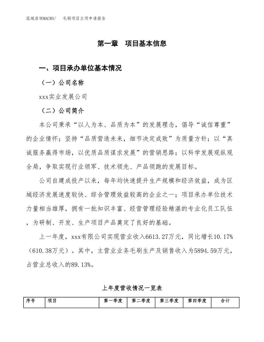 毛刷项目立项申请报告（总投资11000万元）.docx_第2页