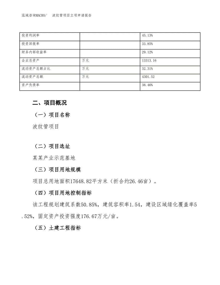 波纹管项目立项申请报告（总投资6000万元）.docx_第4页