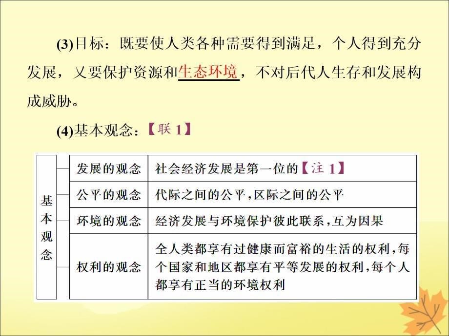 2020版高考地理一轮复习 模块2 第4章 人类与地理环境的协调发展 第二讲 可持续发展的基本内涵及协调人地关系的主要途径课件 湘教版_第5页