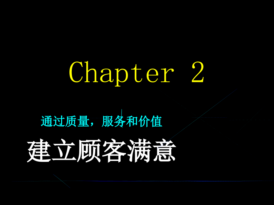 顾客价值和满意度的建立_第1页