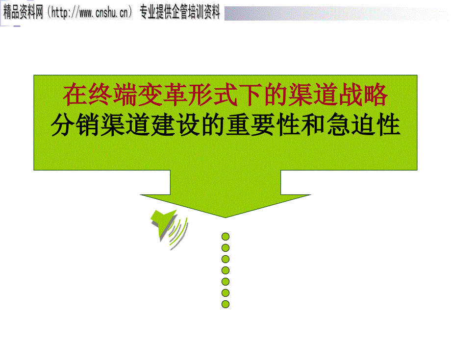 渠道设计、管理与创新专题讲座_第3页