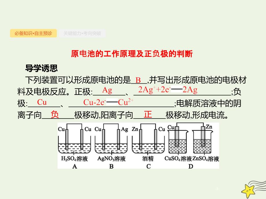 2020版高三化学总复习 专题3 第2讲 原电池 化学电源课件 苏教版_第3页