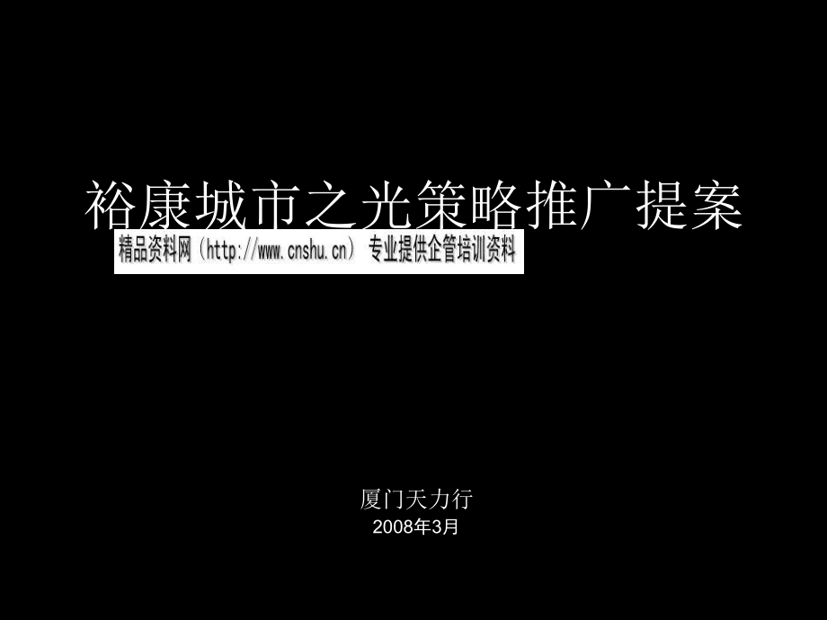 裕康城市之光策略推广_第1页