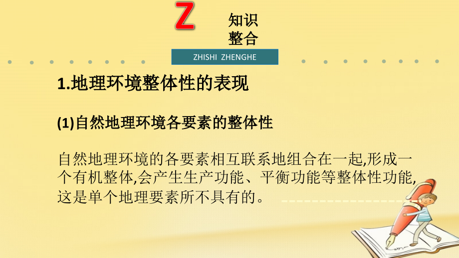 2019届高三地理二轮复习 专题5 地理环境整体性与地域分异规律课件_第4页