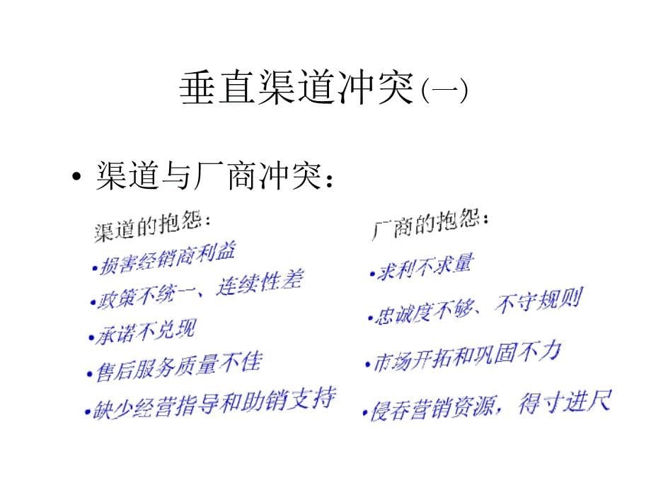 渠道冲突分析与解决方案_第5页