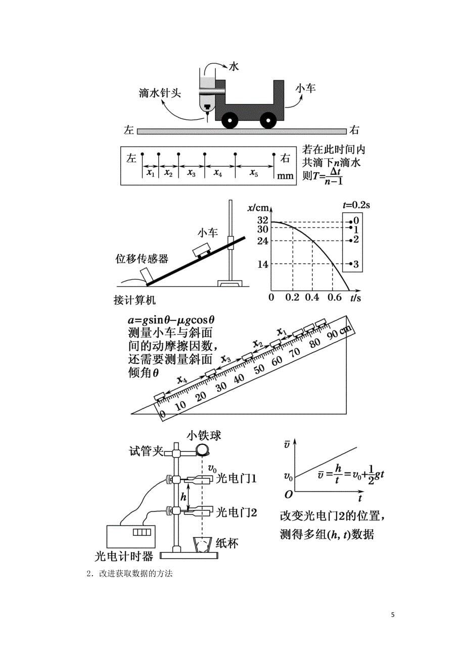 2020版高考物理一轮复习 第一章 实验一 研究匀变速直线运动教案 新人教版_第5页