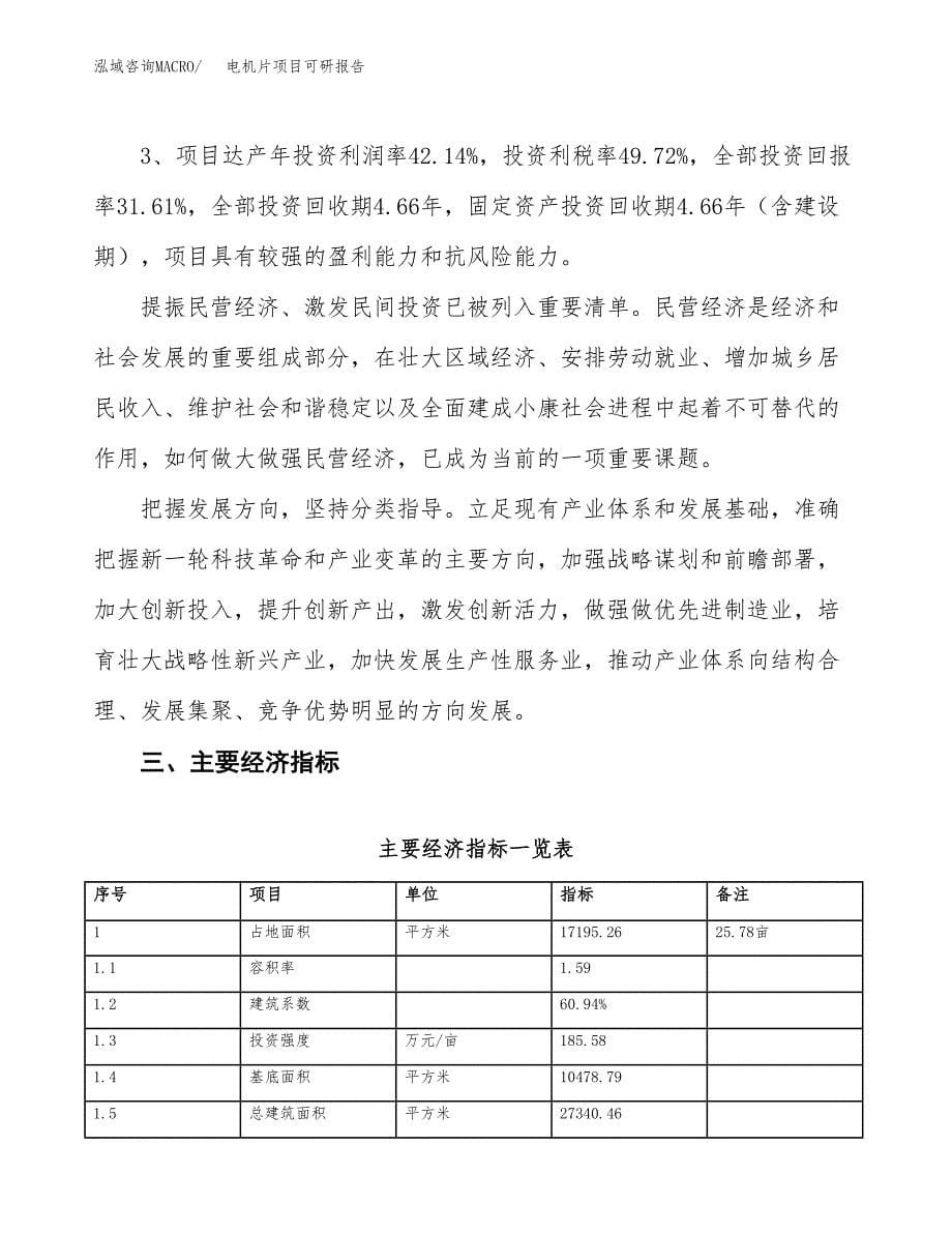 电机片项目可研报告（立项申请）_第5页