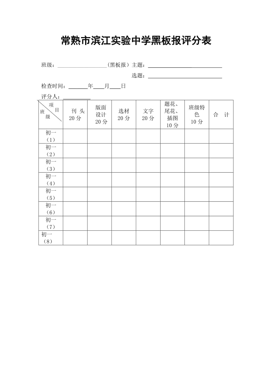 中学黑板报主题安排_第3页