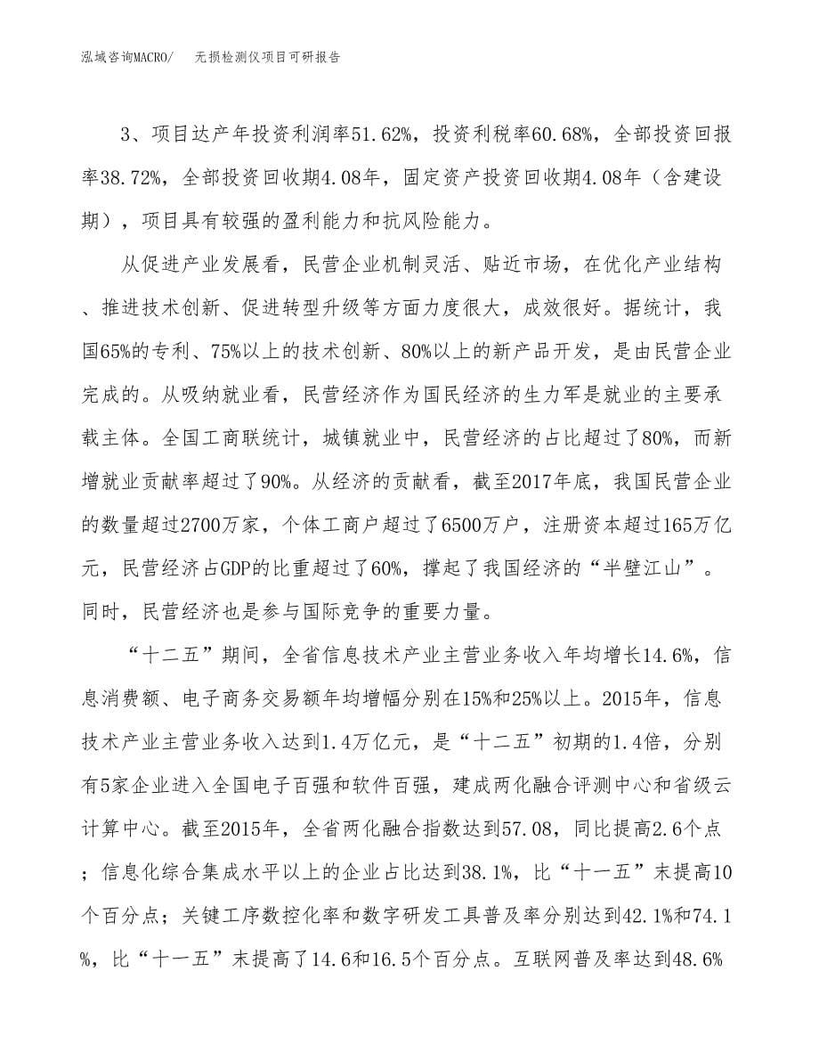 无损检测仪项目可研报告（立项申请）_第5页