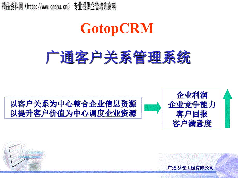 广通的客户关系管理系统_第1页