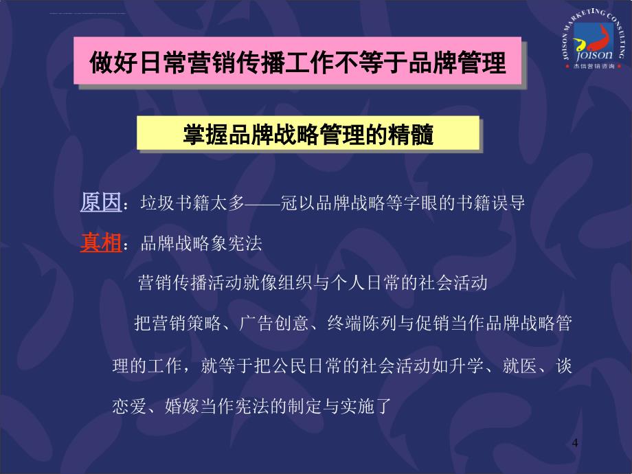 低成本打造强势大品牌的策略（康佛伦斯）.ppt_第4页