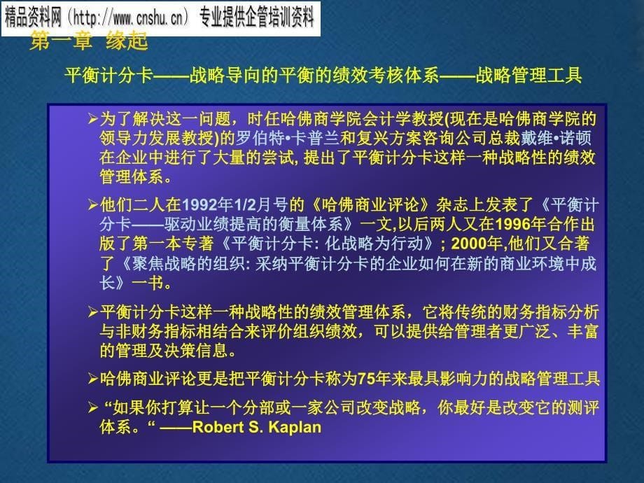 医疗行业企业平衡计分卡研讨1_第5页