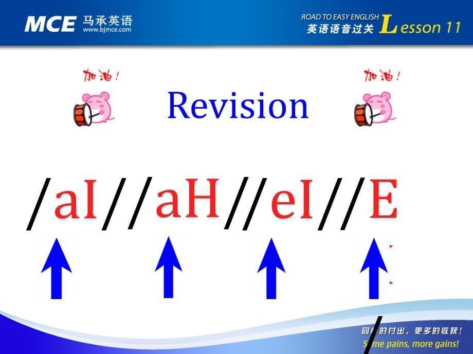 马承英语语音过关lesson 11课件_第5页