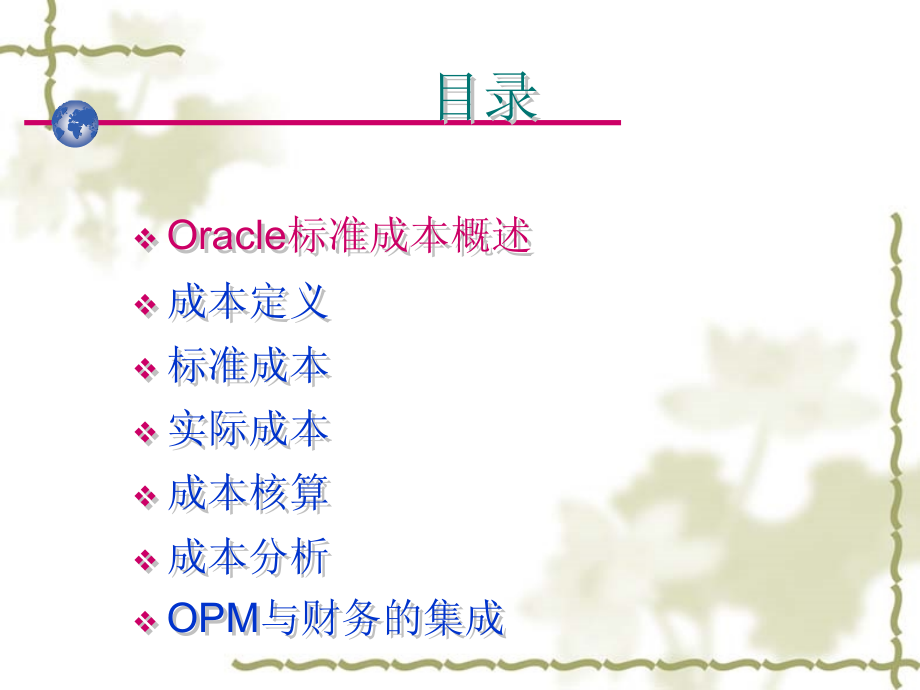 oracle成本管理课程_第3页