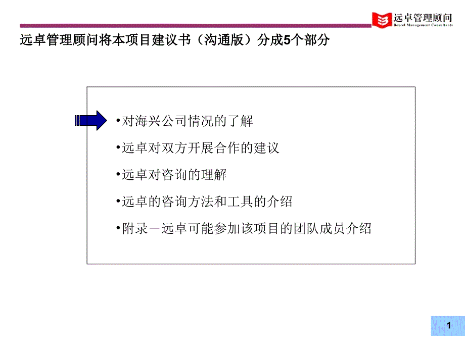 远卓海兴战略定位完善管理体系构建企业核心竞争力项目建议书.ppt_第2页