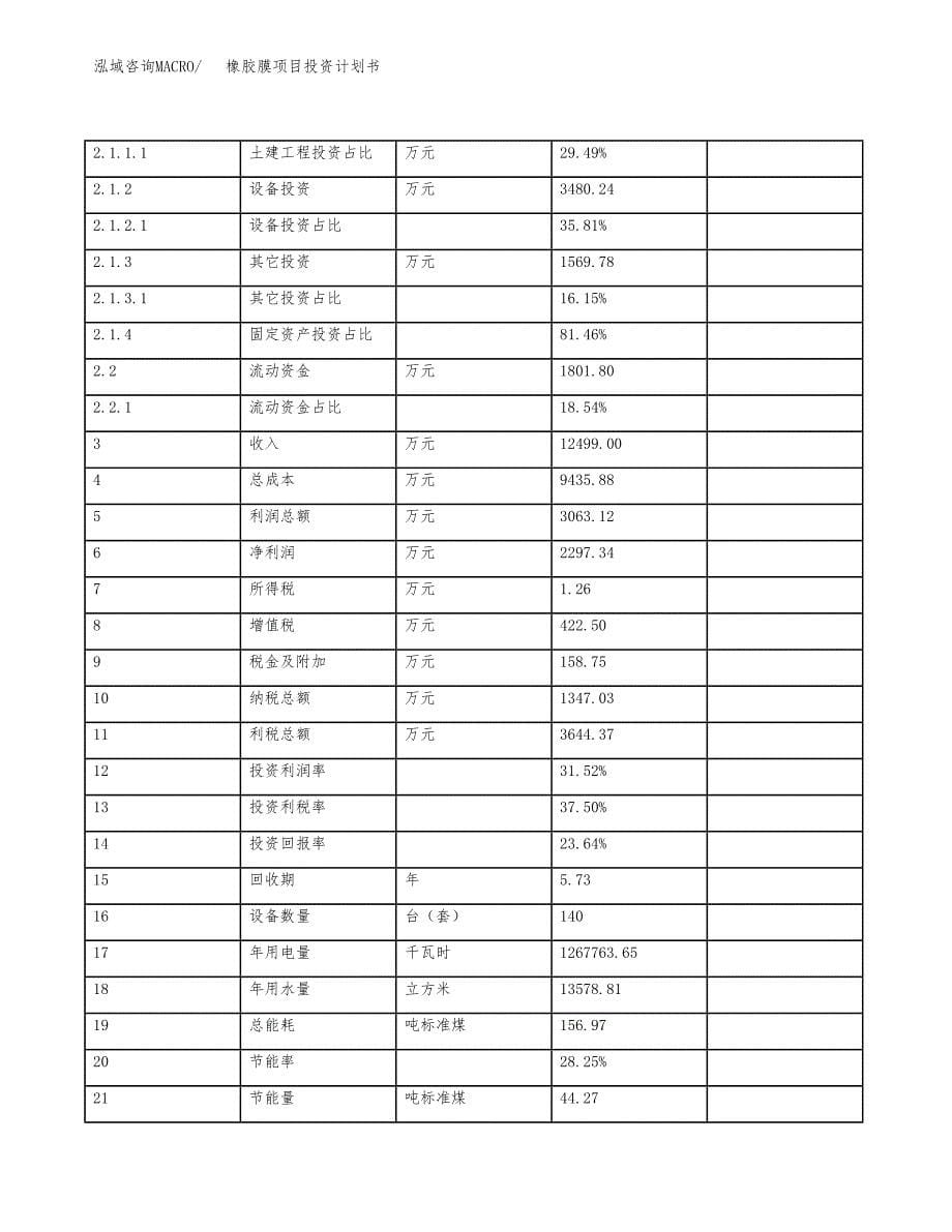 橡胶膜项目投资计划书（41亩）.docx_第5页