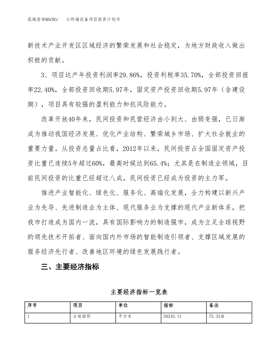 云终端设备项目投资计划书（75亩）.docx_第4页