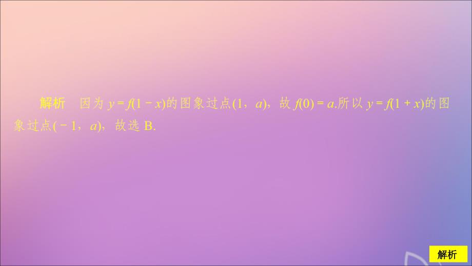 2020版高考数学一轮复习 第二章 函数与基本初等函数 第7讲 函数的图象配套课时作业课件 理 新人教a版_第4页