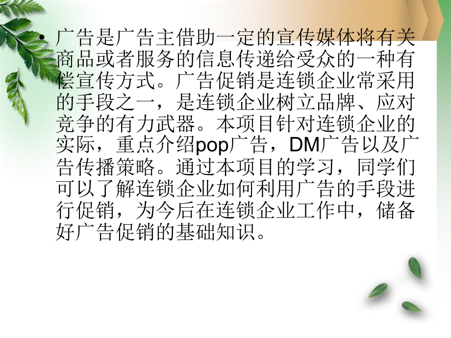 连锁企业的广告促销讲义.ppt_第2页