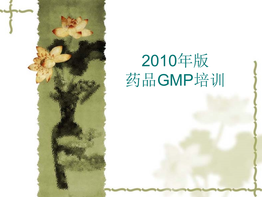 药品gmp培训教材_第1页