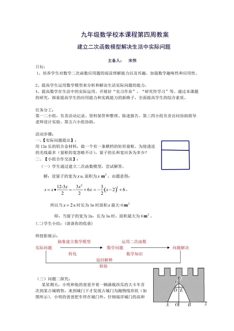 建立二次函数模型解决生活中实际问题_第1页