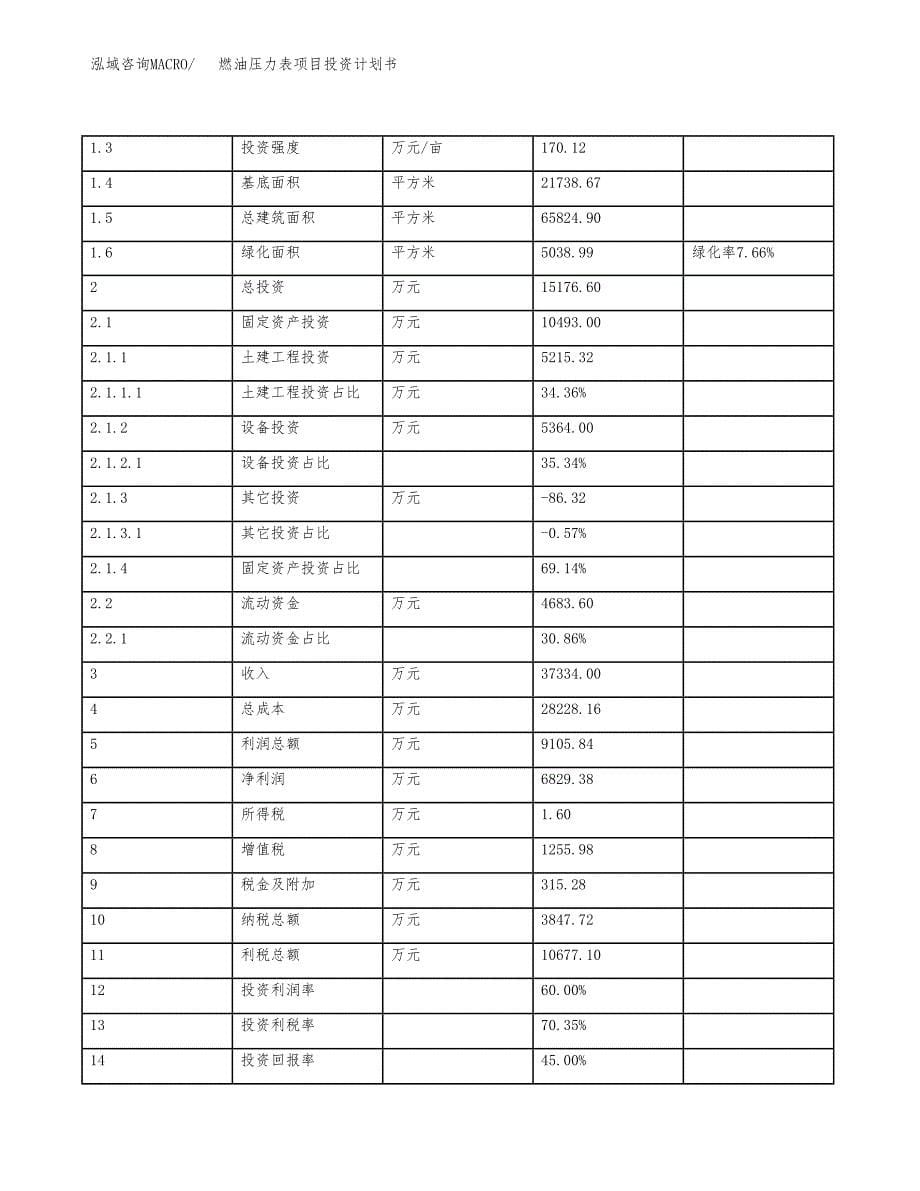 燃油压力表项目投资计划书（总投资15000万元）.docx_第5页