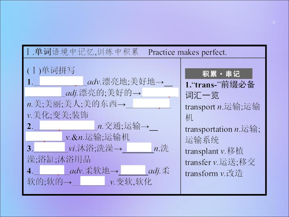 （高优指导）2017版高考英语一轮复习 unit 1 places of interest课件 重庆大学版_第3页