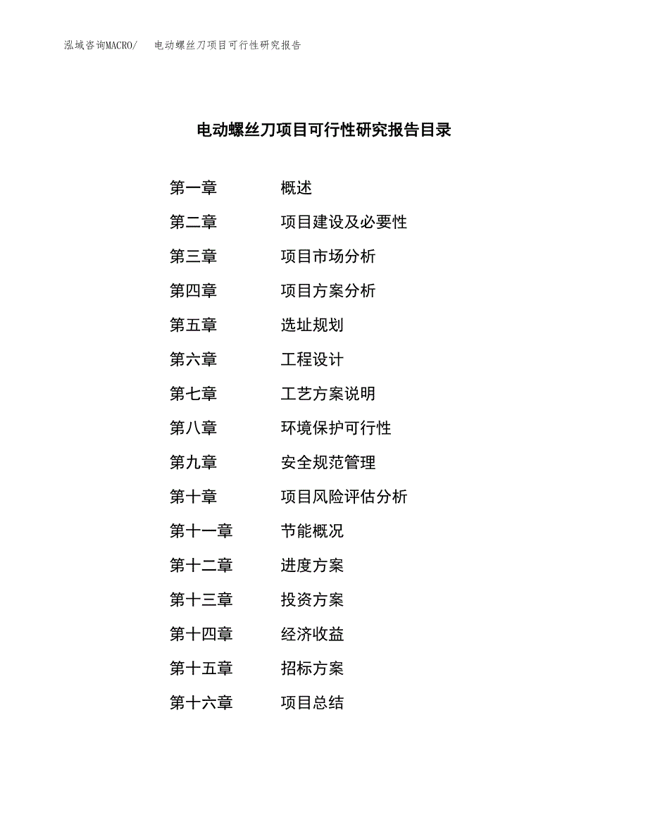 电动螺丝刀项目可行性研究报告(立项申请可编辑).docx_第2页