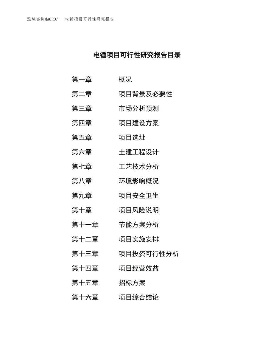 电锤项目可行性研究报告(立项申请可编辑).docx_第2页