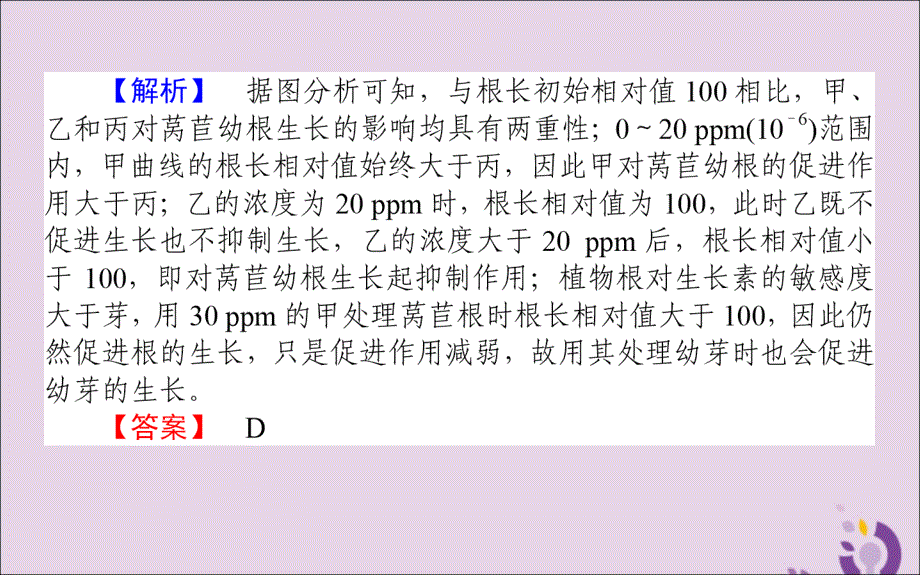2019届高考生物二轮复习 6道选择题专项突破 题型三 坐标曲线与直方图类&mdash;&mdash;&ldquo;顺水推舟&rdquo;破解法课件_第3页
