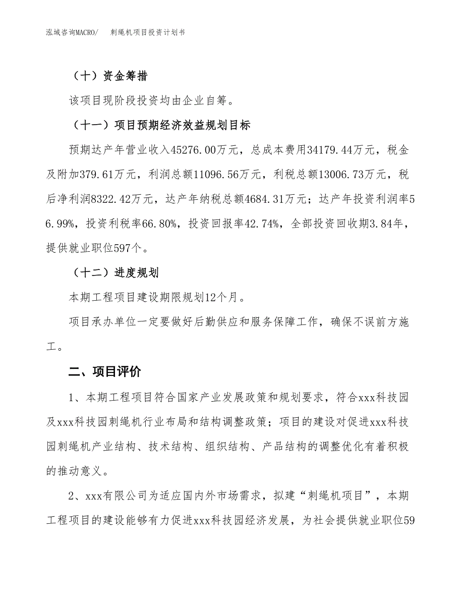 刺绳机项目投资计划书（总投资19000万元）.docx_第3页