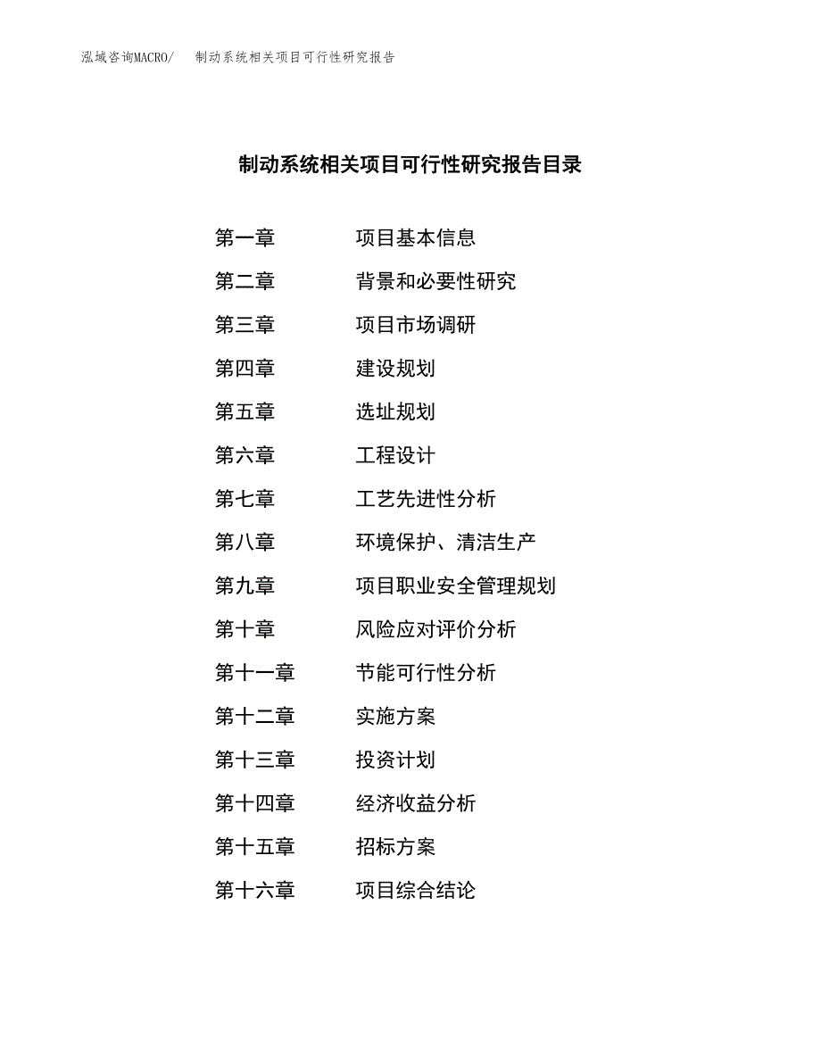 制动系统相关项目可行性研究报告(立项申请可编辑).docx_第2页