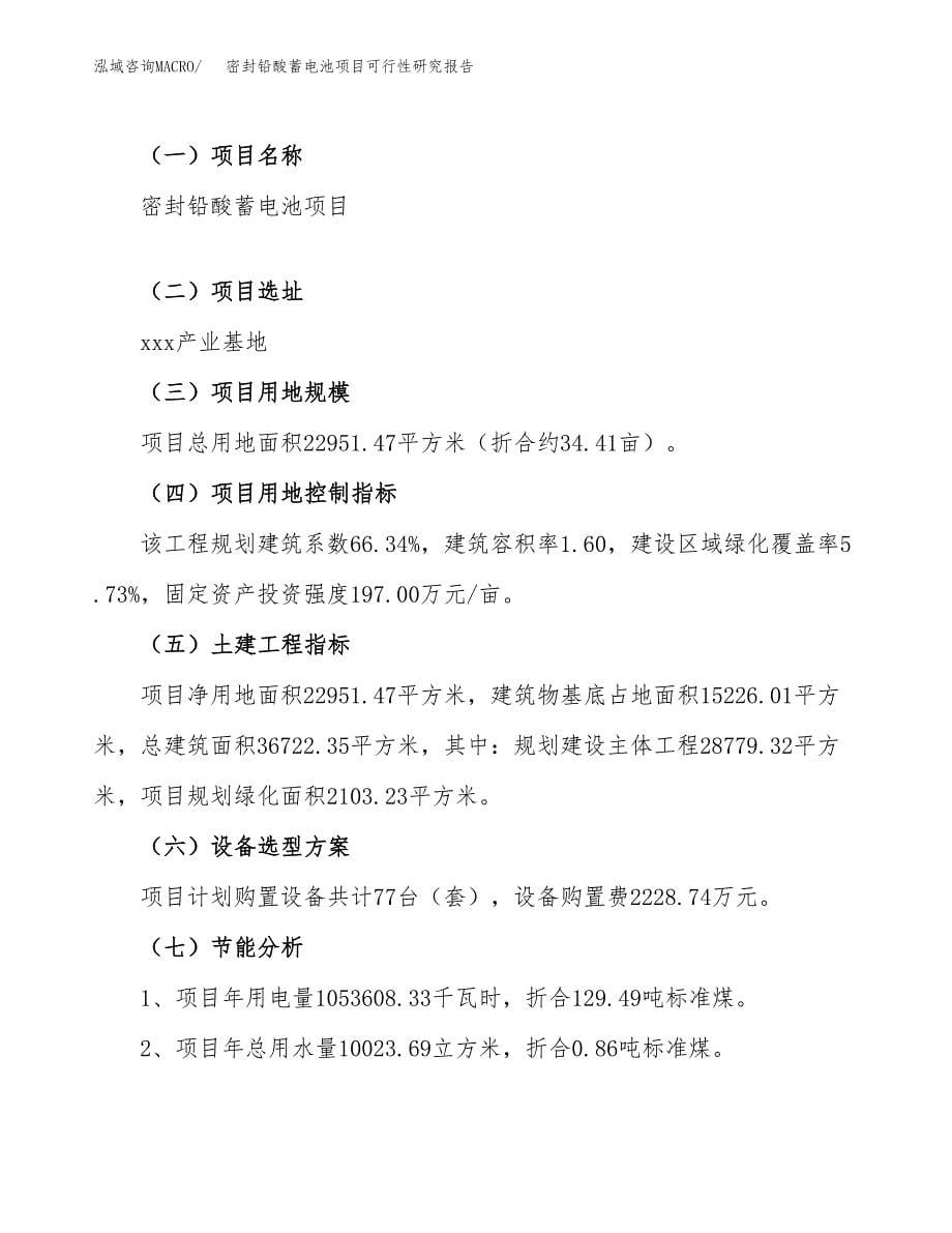 密封铅酸蓄电池项目可行性研究报告(立项申请可编辑).docx_第5页