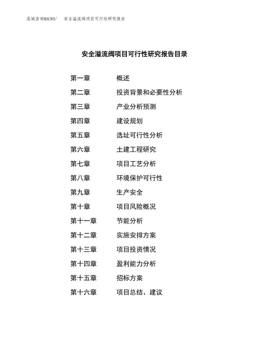 安全溢流阀项目可行性研究报告(立项申请可编辑).docx_第2页