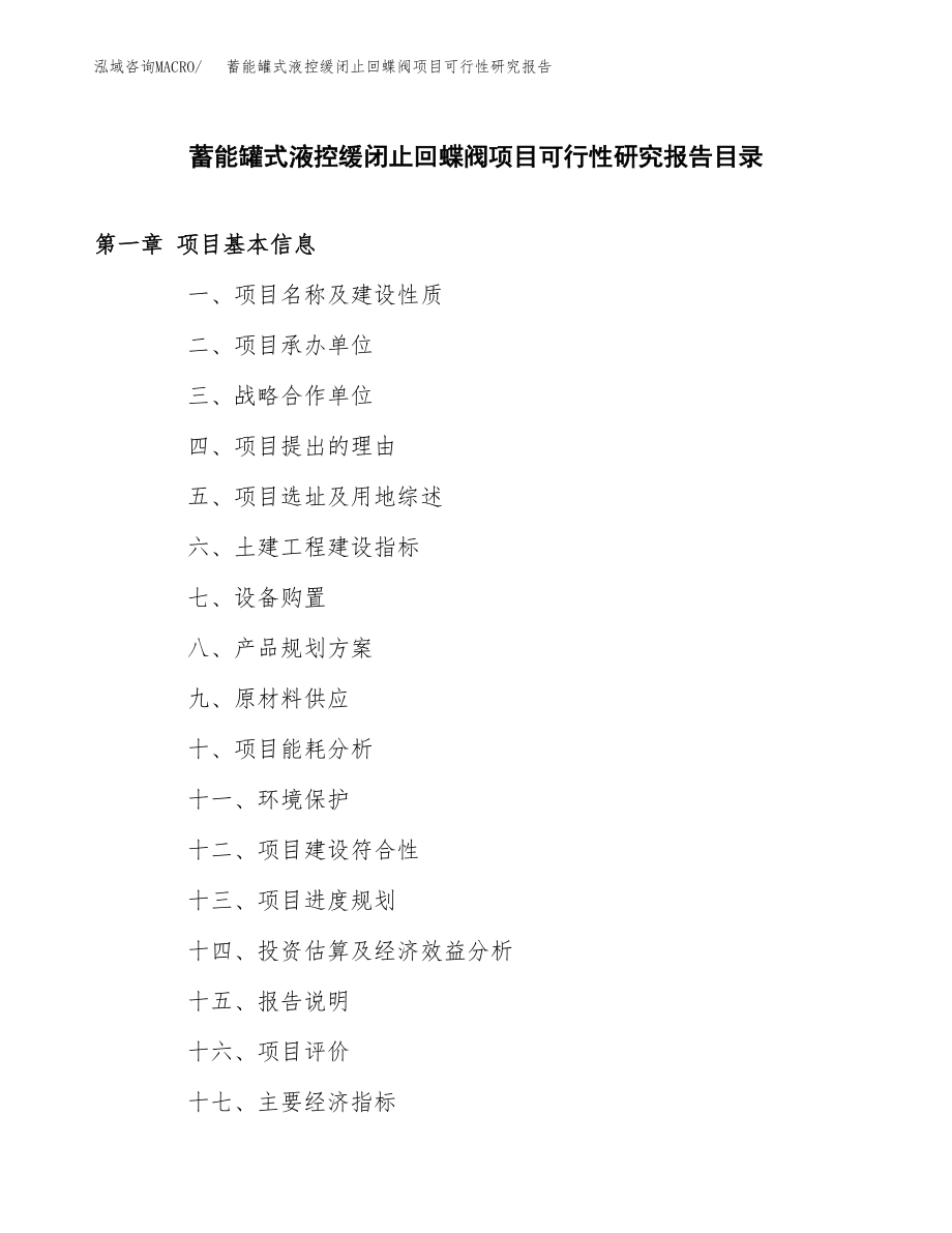 蓄能罐式液控缓闭止回蝶阀项目可行性研究报告（总投资8000万元）.docx_第3页