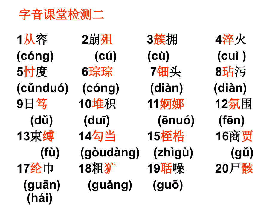 2012语文高考字音-全_第3页